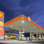 Motor Oil Shell Coral retail station