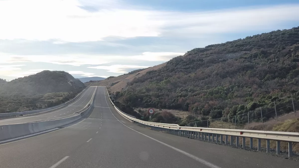 Greece motorway